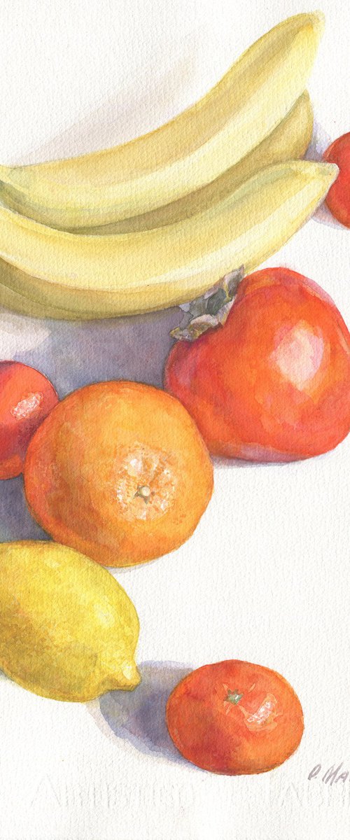 Bright Fruits for Grey Winter by Olha Malko