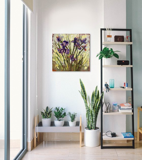 Sunny Irises