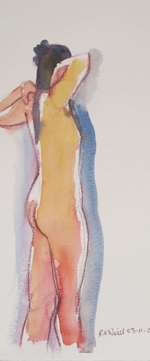 Standing female nude by Rory O’Neill