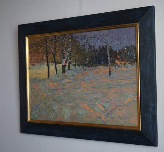 Winter night. Maryino