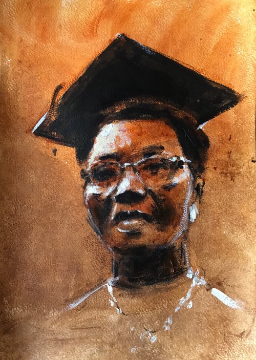 A Portrait of Funmilayo Ransome Kuti by Dominique Dève