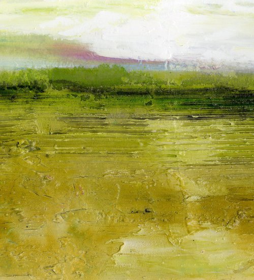 Land Of Souls 1 - Textural Landscape Painting by Kathy Morton Stanion by Kathy Morton Stanion