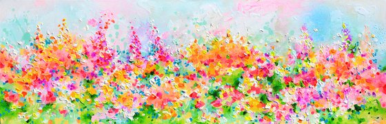 I've Dreamed 39 - Cottage Spring Flower Field