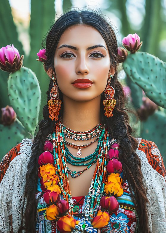 Beautiful mexican woman