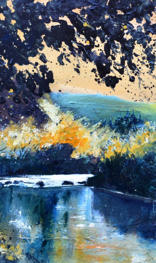 Light on my river   - 75 by Pol Henry Ledent