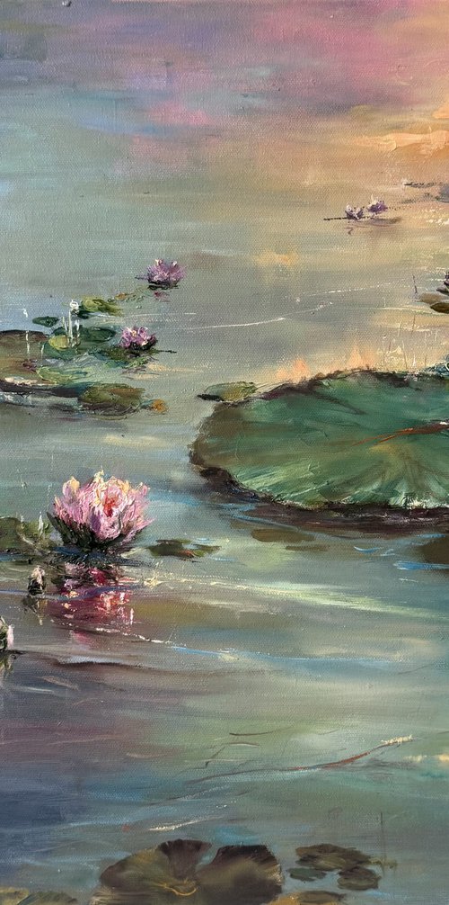 Lilies of Sunrise by Alesia Yeremeyeva