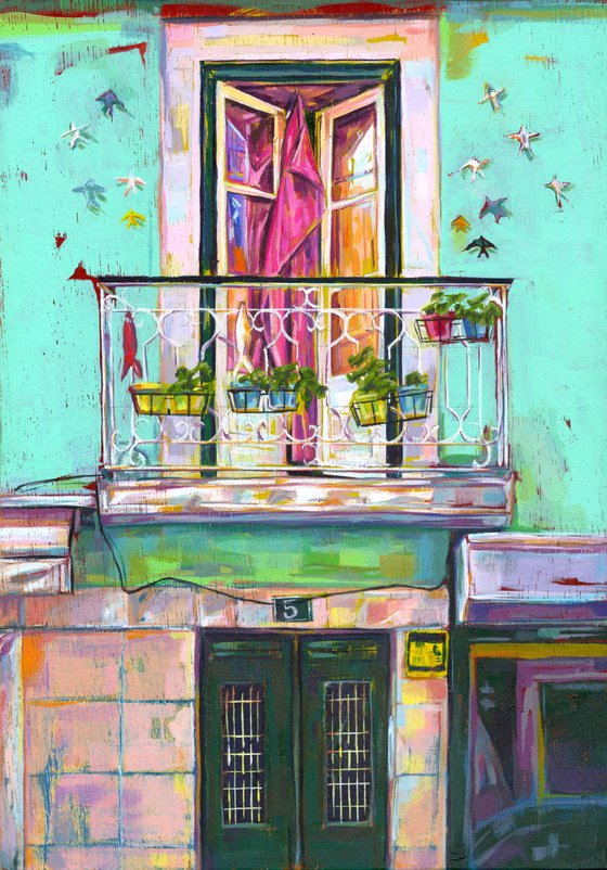 Lisbon balcony