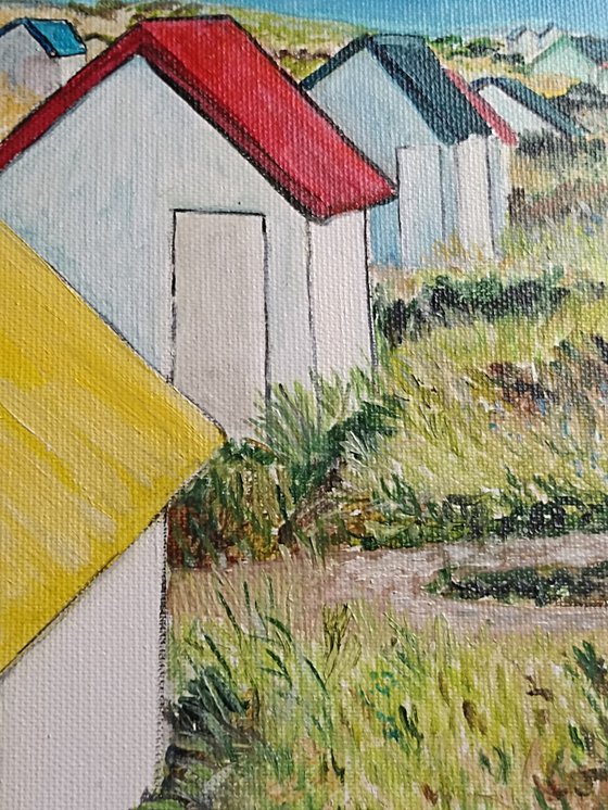 Colored cabins