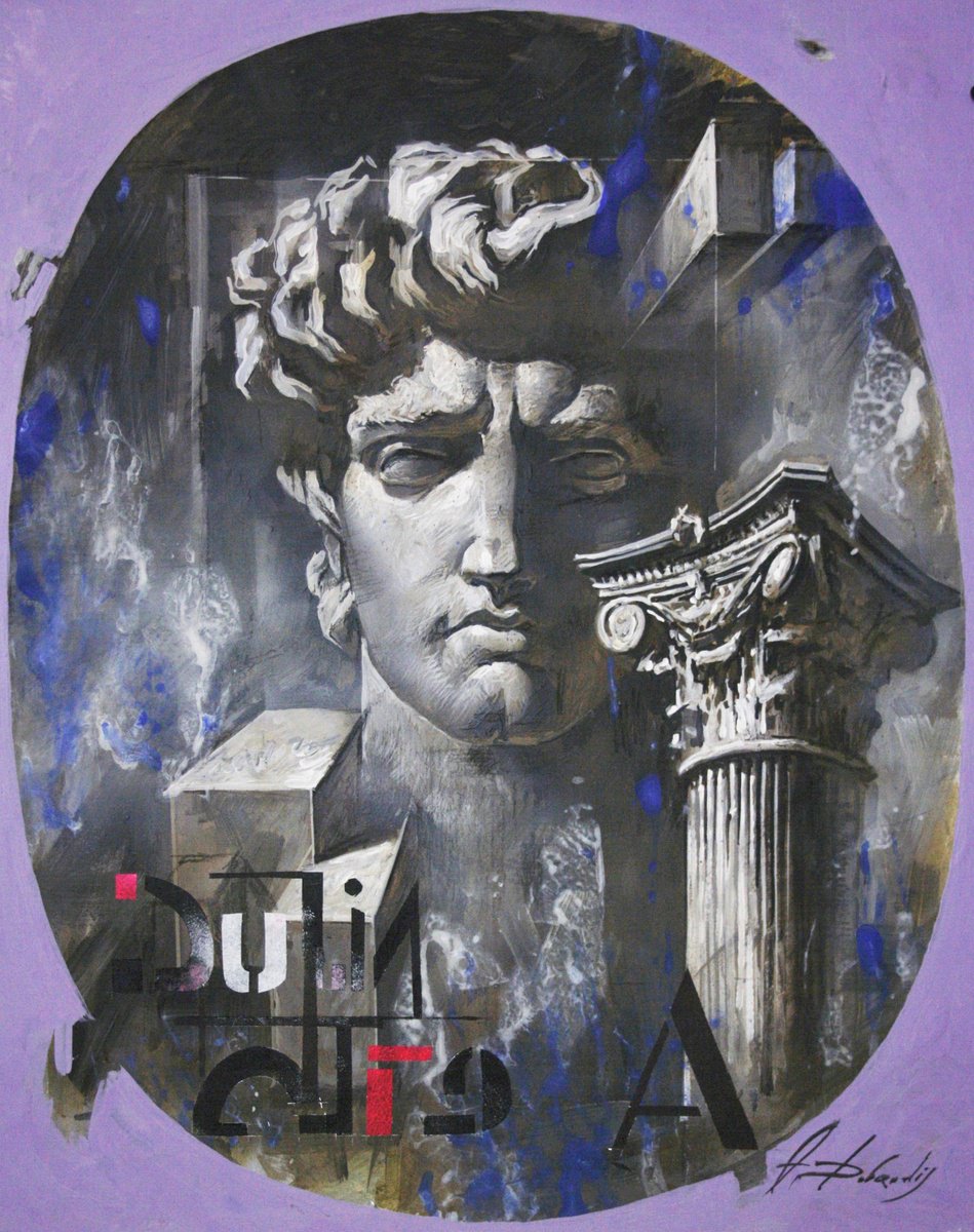 Surrealistic Acrylic Painting , ?????????? Mj9. By Alexandr Dobrodiy, 16 X 20, Artwork For Sale On Artfinder