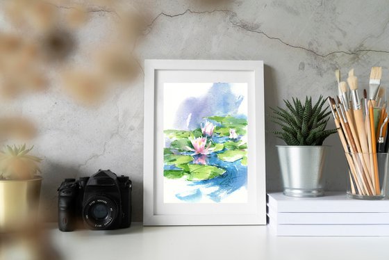 Diptych "Melody of river"