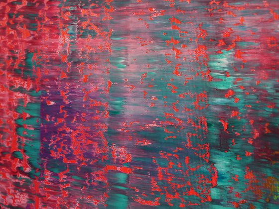 70x140cm | 27,6 x 55″ Original abstract painting Canvas oil artwork Modern art