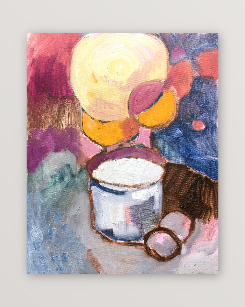 Impressionistic Botanical Oil Painting By Guy Pickford, 17 X 21, Flowers Of The Mindseye, Original Artwork