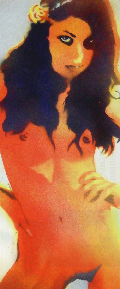 SLY GIRL 4 (ON AN URBOX). by Juan Sly