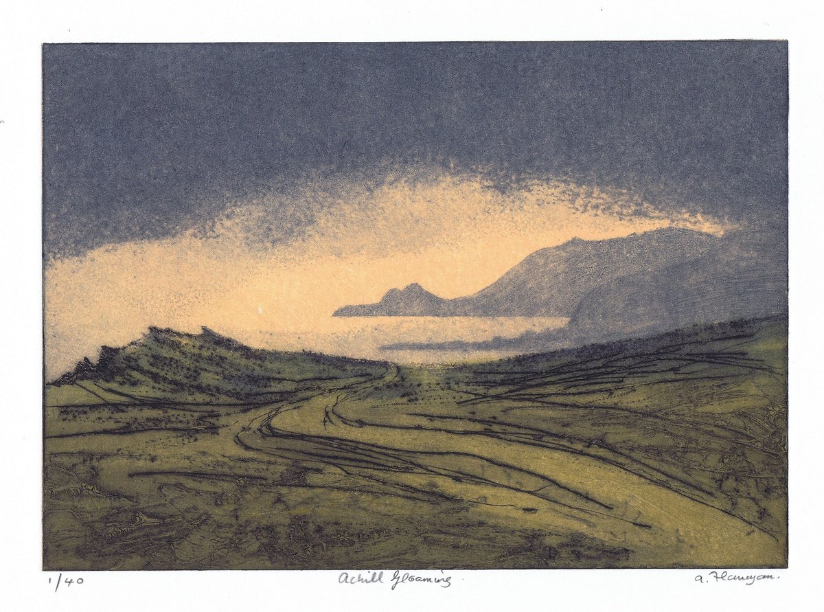 Achill Gloaming - Ireland by Aidan Flanagan Irish Landscapes