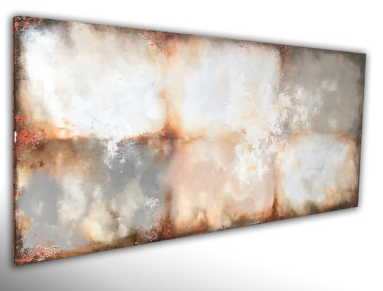 six raw panels (140 x 70 cm) Dee Brown