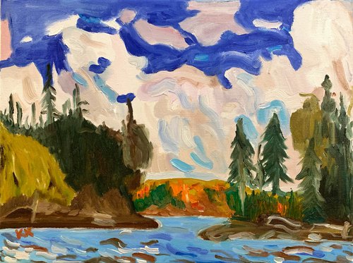 Black Spruce in Autumn by Kat X