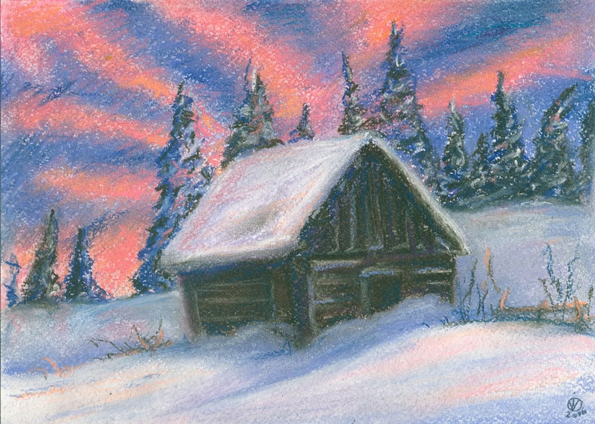 Winter Sketch #2 by Vio Valova