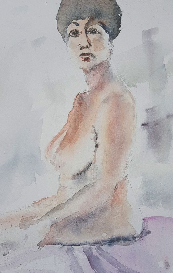 watercolor on paper
