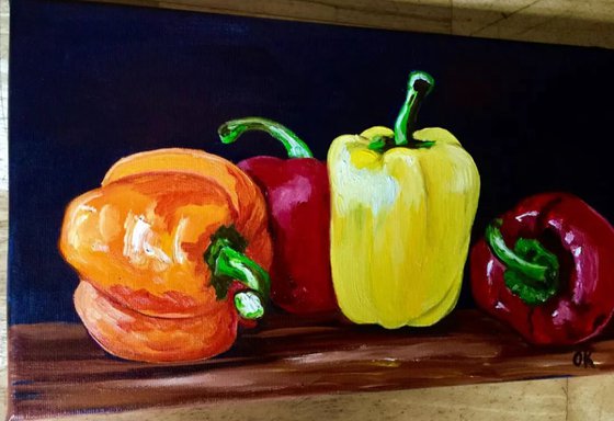 Peppers.Still life.