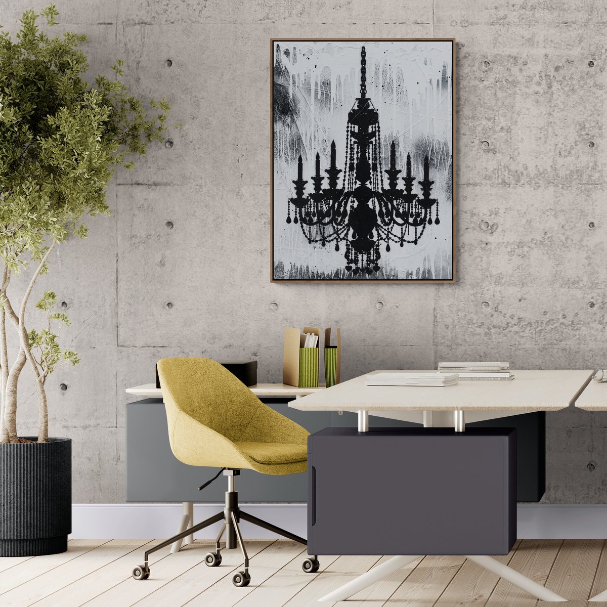 Urban And Pop Painting , Blaq Glass By Franko, 30 X 39, Artwork For Sale On Artfinder