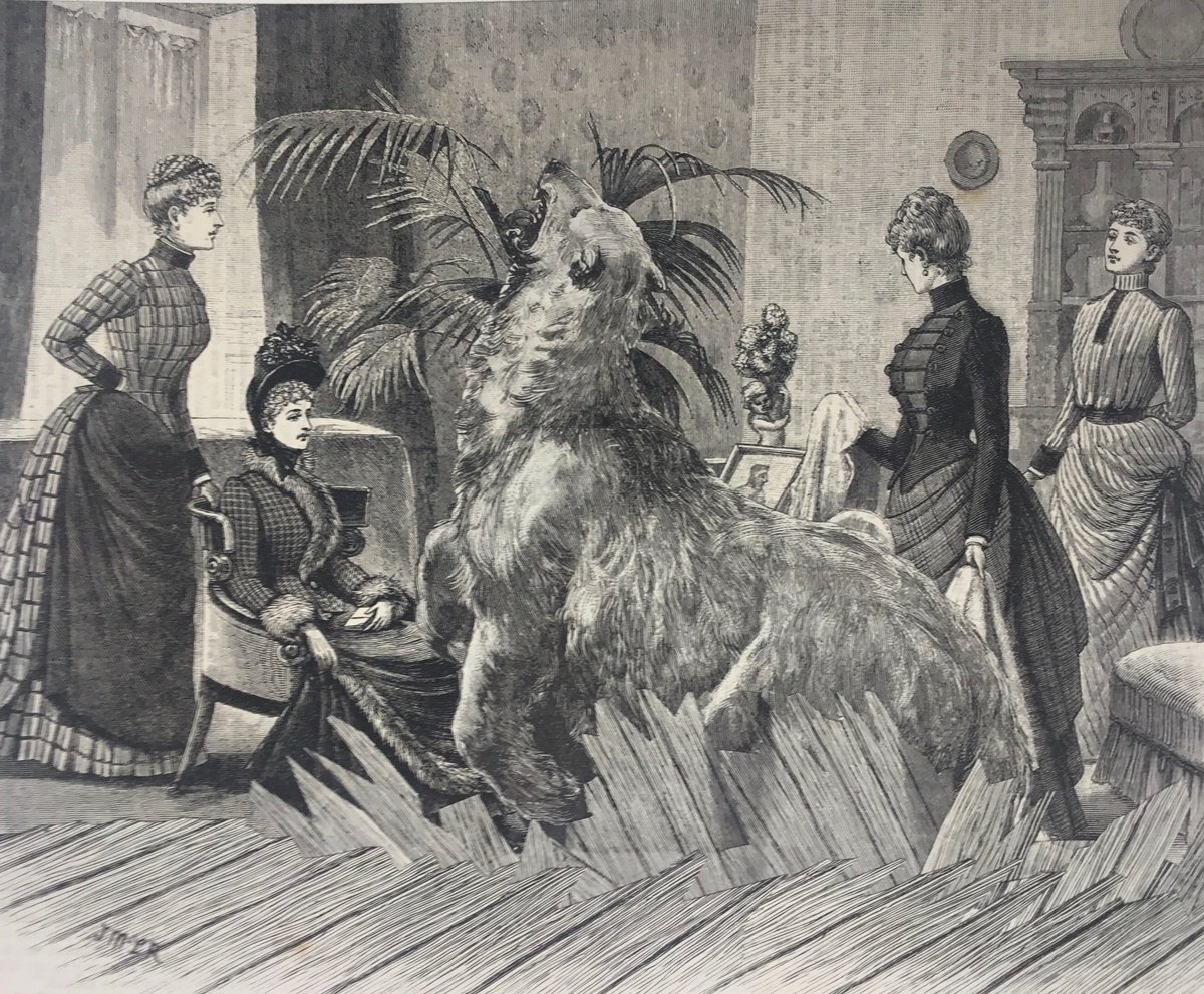 Surrealistic Portrait Collage By Tudor Evans, 9 X 7", A Polar Bear, Original Artwork