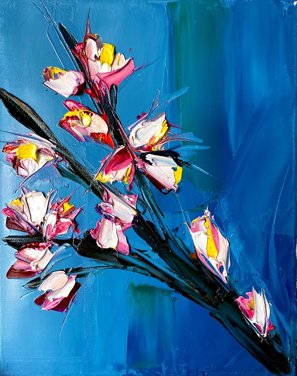Expressive Oil Painting , Tale Of The Blossom By Lina Redford, 8 X 10, Artwork For Sale On Artfinder