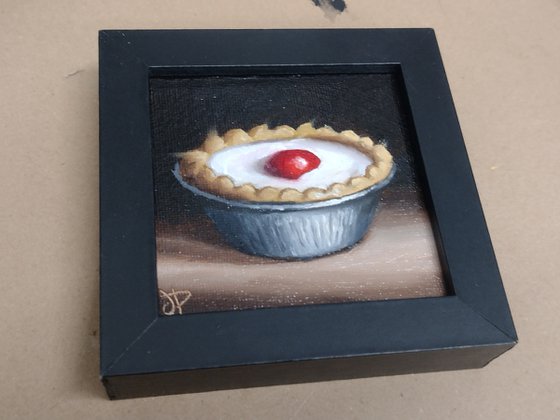 Little Bakewell tart still life