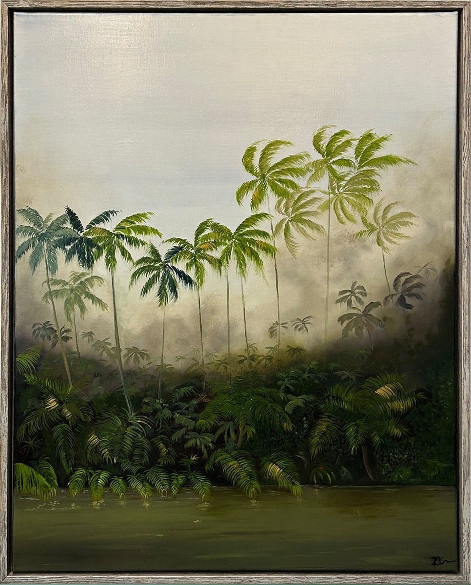 Palms in Mist by Robert Kerr