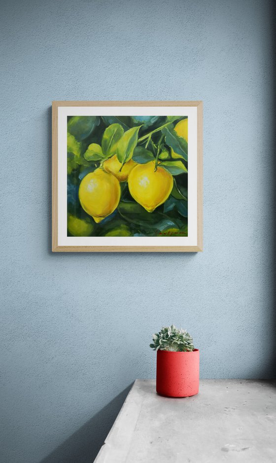 Lemons on a branch