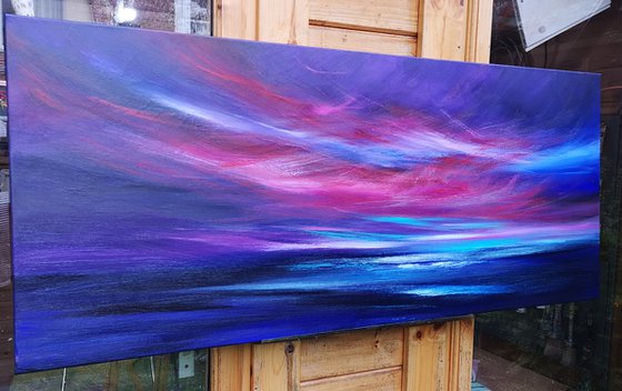 Magenta Dreaming - seascape, emotional, panoramic