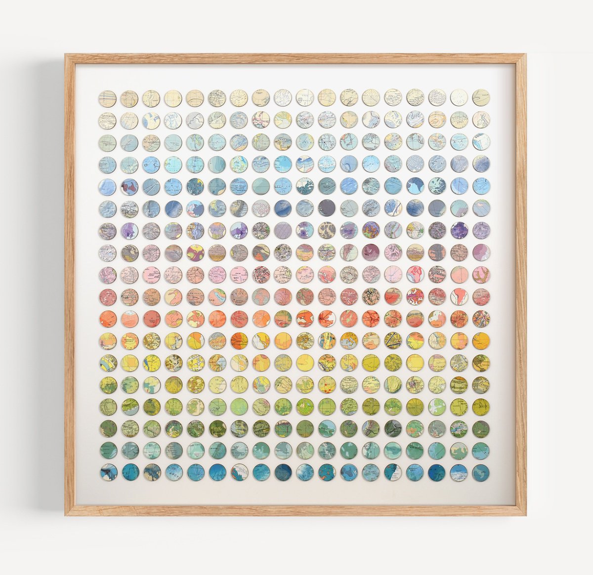 324 World Map Rainbow by Amelia Coward