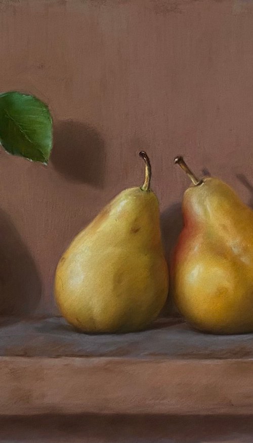 Honey pears by Maria Vasilevich