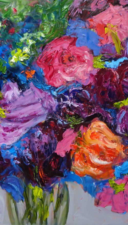 SWEET PEAS by Maureen Finck