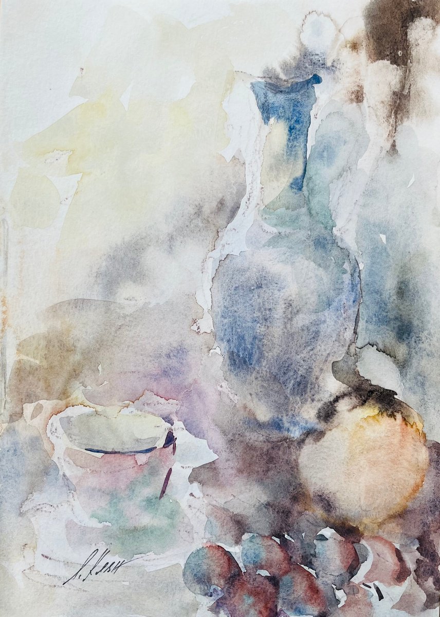Impressionistic Watercolour , Still Life 2024 By Elena Klyan, 8 X 12, Artwork For Sale On Artfinder