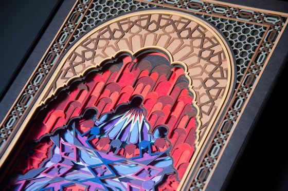 AN ALADDIN'S CAVE - Arabian Nights Paper Sculpture