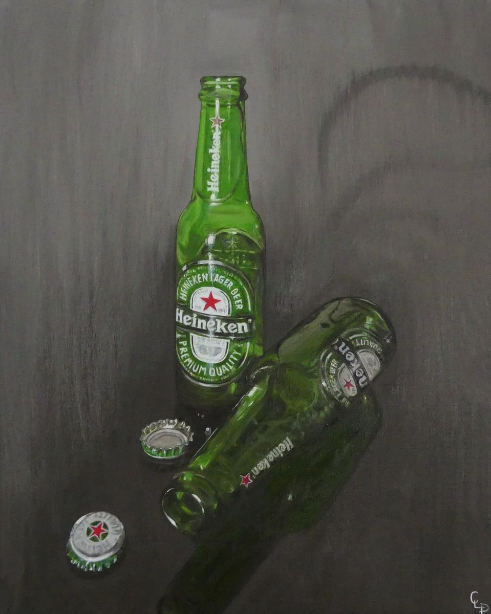 Empty bottles by Cecile Pardigon