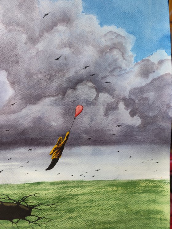 Falling before flight