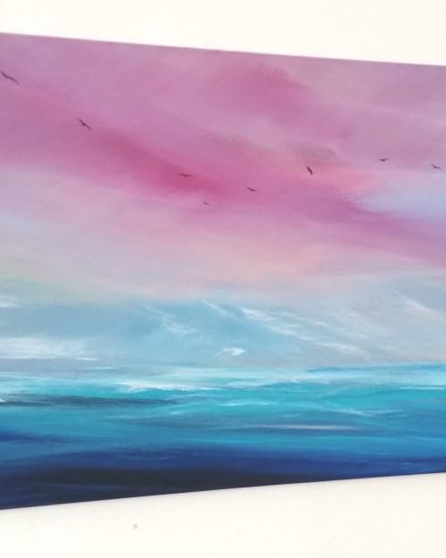 Homeward Bound    PANORAMIC, XL, STUNNING seascape by Mel Graham