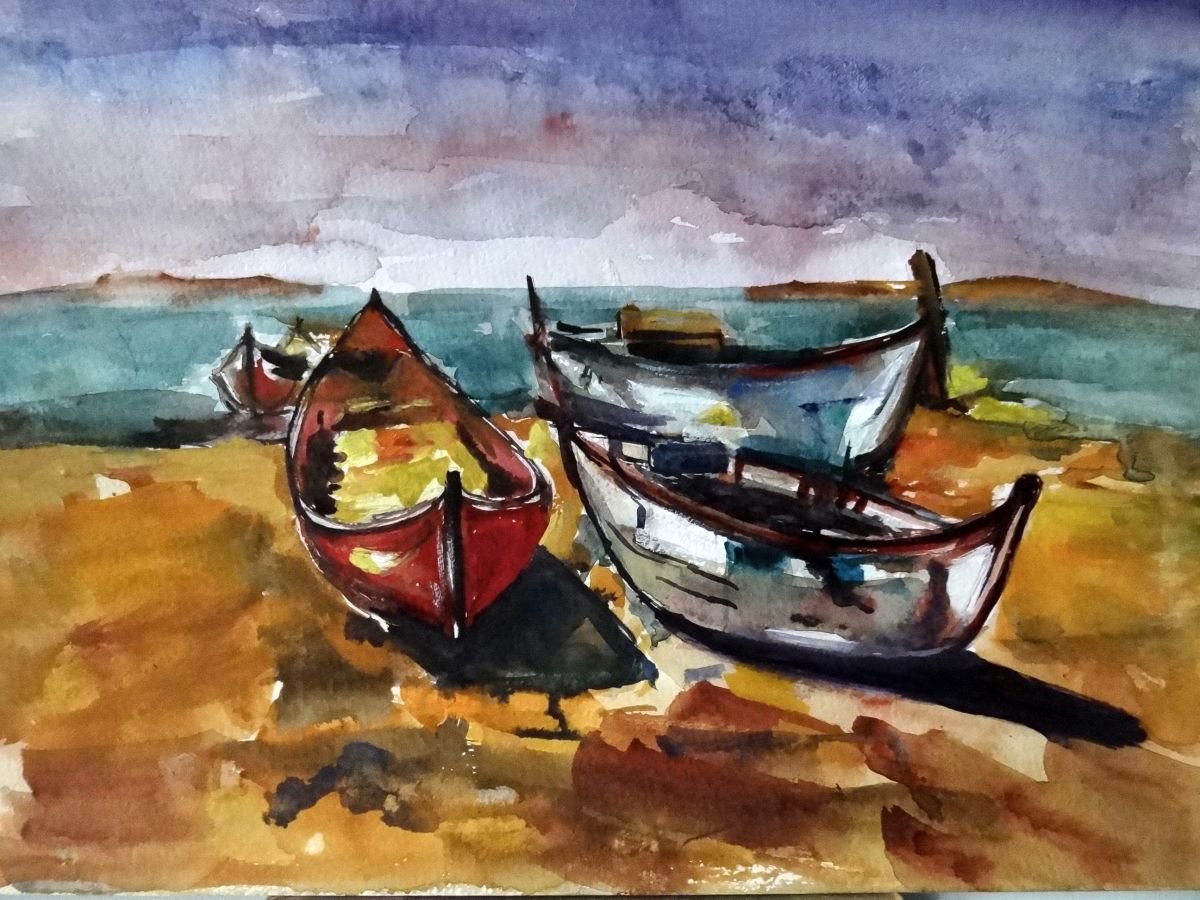 boats by Elina Venkova
