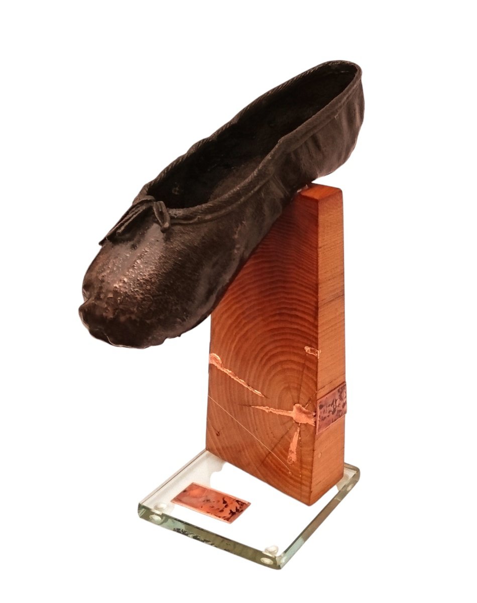 Organic Still Life Sculpture By Alan Harris, 9 X 10, My In-Tension, Original Artwork