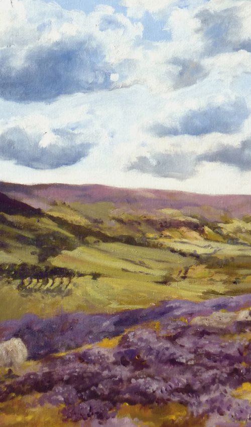 Moors, Cross and Clouds by Mike Brown