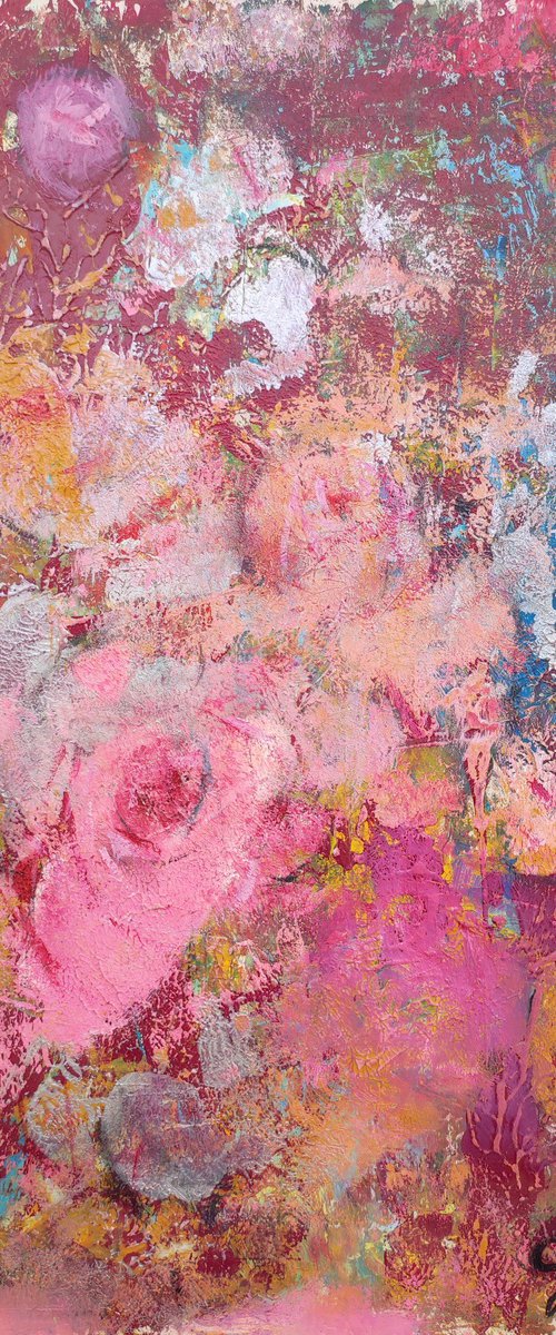 Abstract roses 2 by Olga Onopko