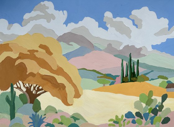 Golden Landscape 4