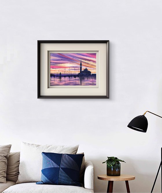 Sunset in Venice