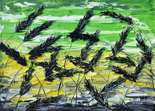 Grass In Green by Daniel Urbaník