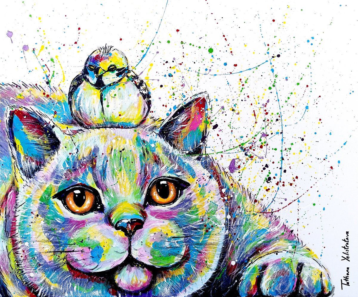 Little Joy On My Mind By Tatsiana Yelistratava, 24 X 20, Artwork For Sale On Artfinder