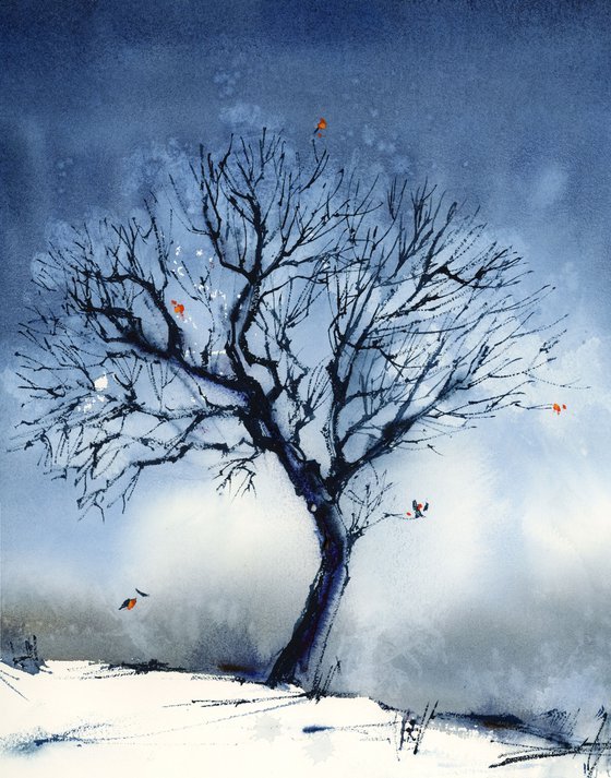 When silence meets the snow