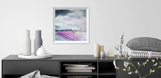 Silvery Lights - Landscape Seascape Watercolor