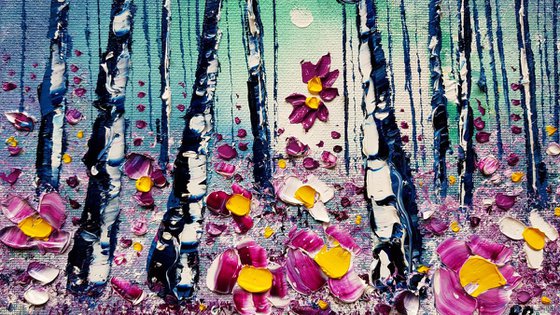 "The Violet Trees & Flowers in Love"