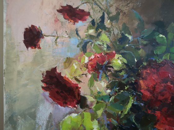 Wild roses (18x24'')